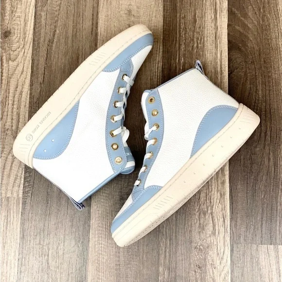 Michael Kors Shea Mid High Top Sneakers - Picture 2 of 8